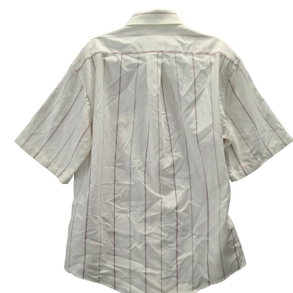 Enro Mens Button Up Shirt Multicolor Size 16 Cotton Blend Short Sleeve Collar - Picture 2 of 12